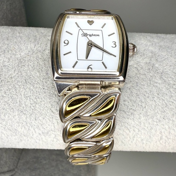 Brighton-Watch-Coconut Grove-Two Tone Silver and Gold-New Battery-Slight Wear - Picture 7 of 11